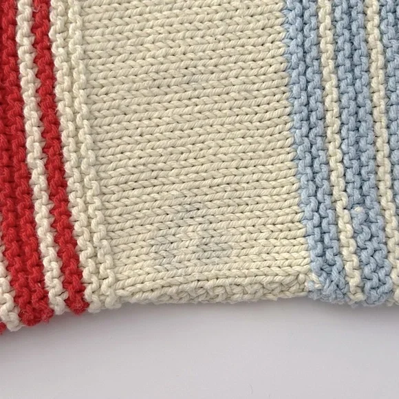 Vintage Knit Vest Sweater Top Shirt Cottagecore Granny Festival Size Medium - Picture 7 of 10